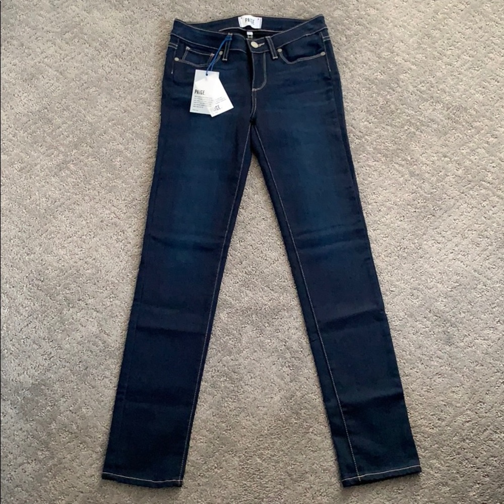 Paige Straight Leg Jeans Darkwash